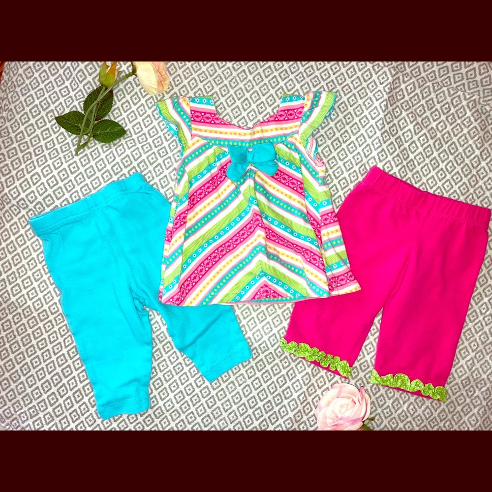Baby girl 3 piece outfit